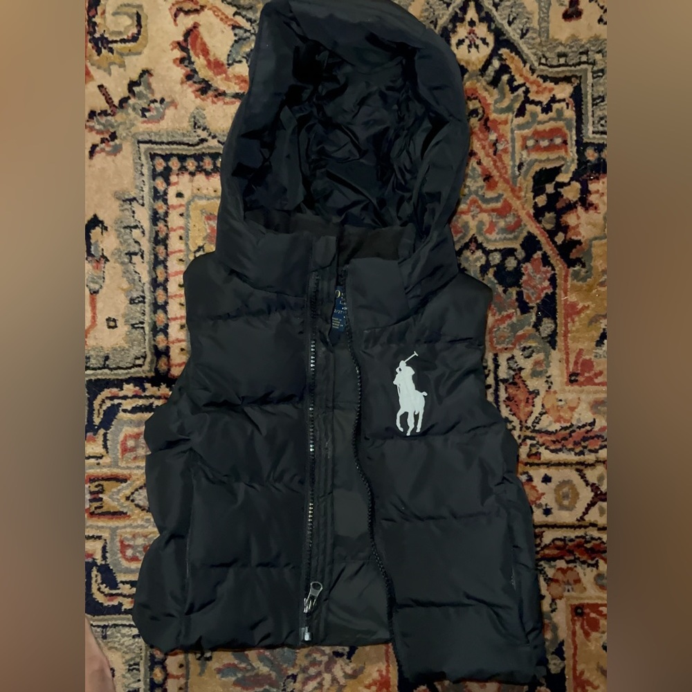 Toddler water-repellent down boy vest